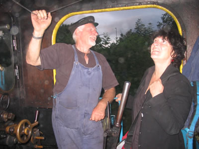 photo fran and driver butterly